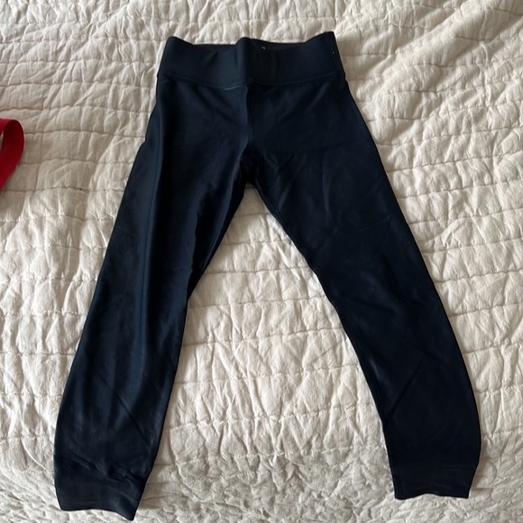 Carbon 38 high rise full length legging in Takara shine -Navy - Picture 3 of 3